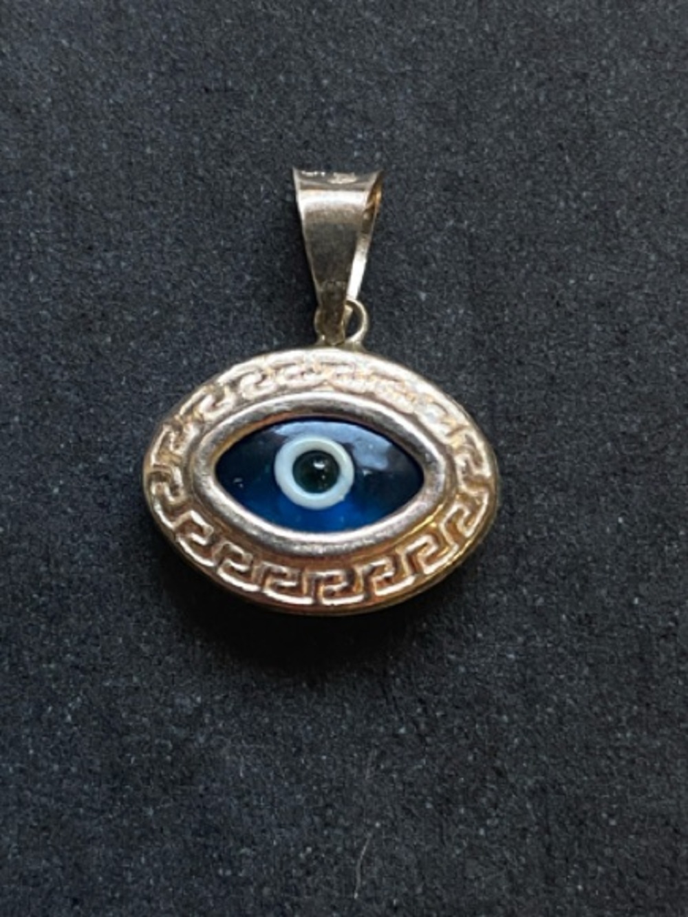 925 Sterling Silver Blue Evil Eye Pendant